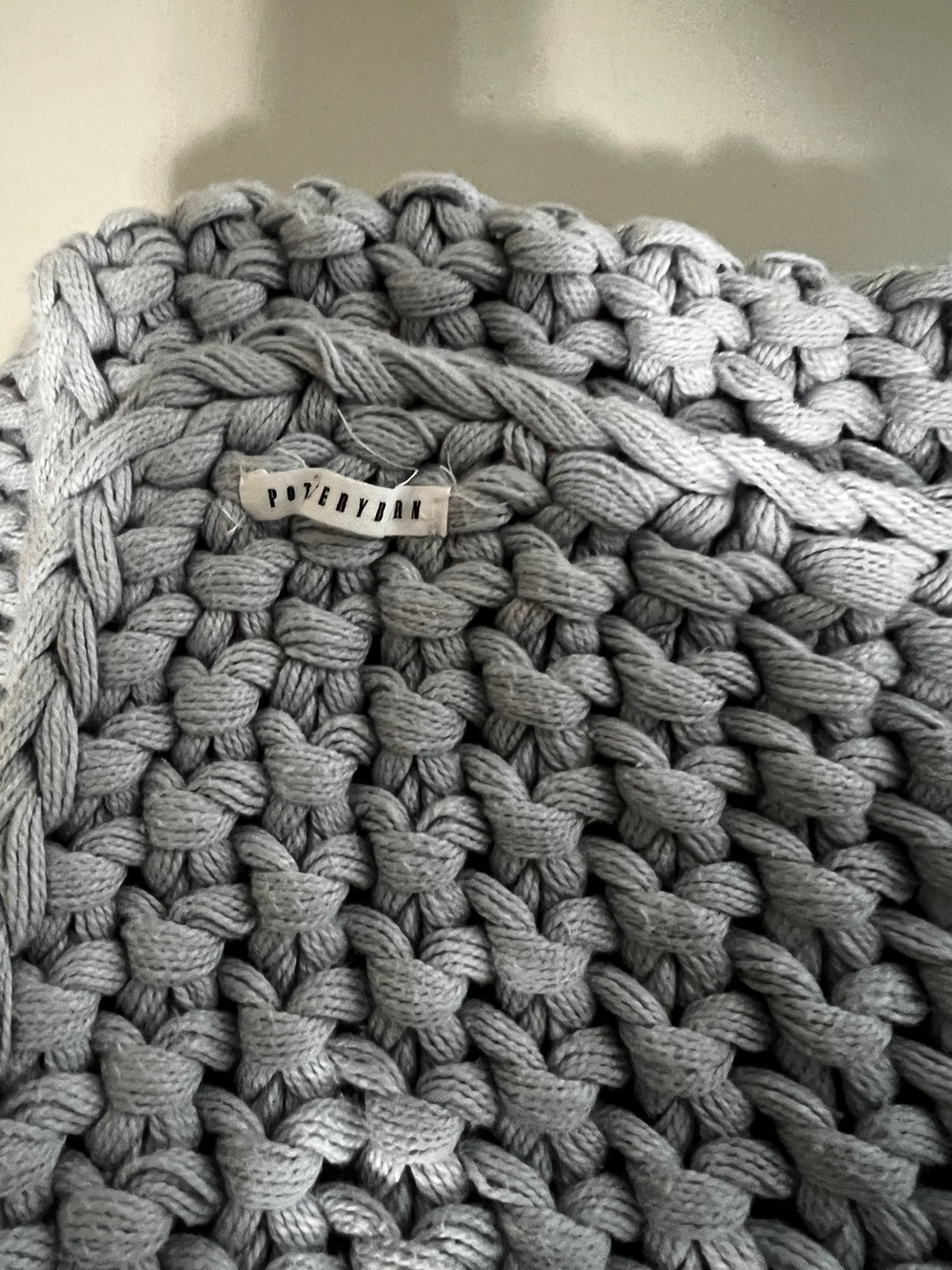 Pottery Barn Bayside Seed Stitch Throw in Chambray - Picture 5 of 6